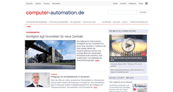 Desktop Screenshot of computer-automation.de